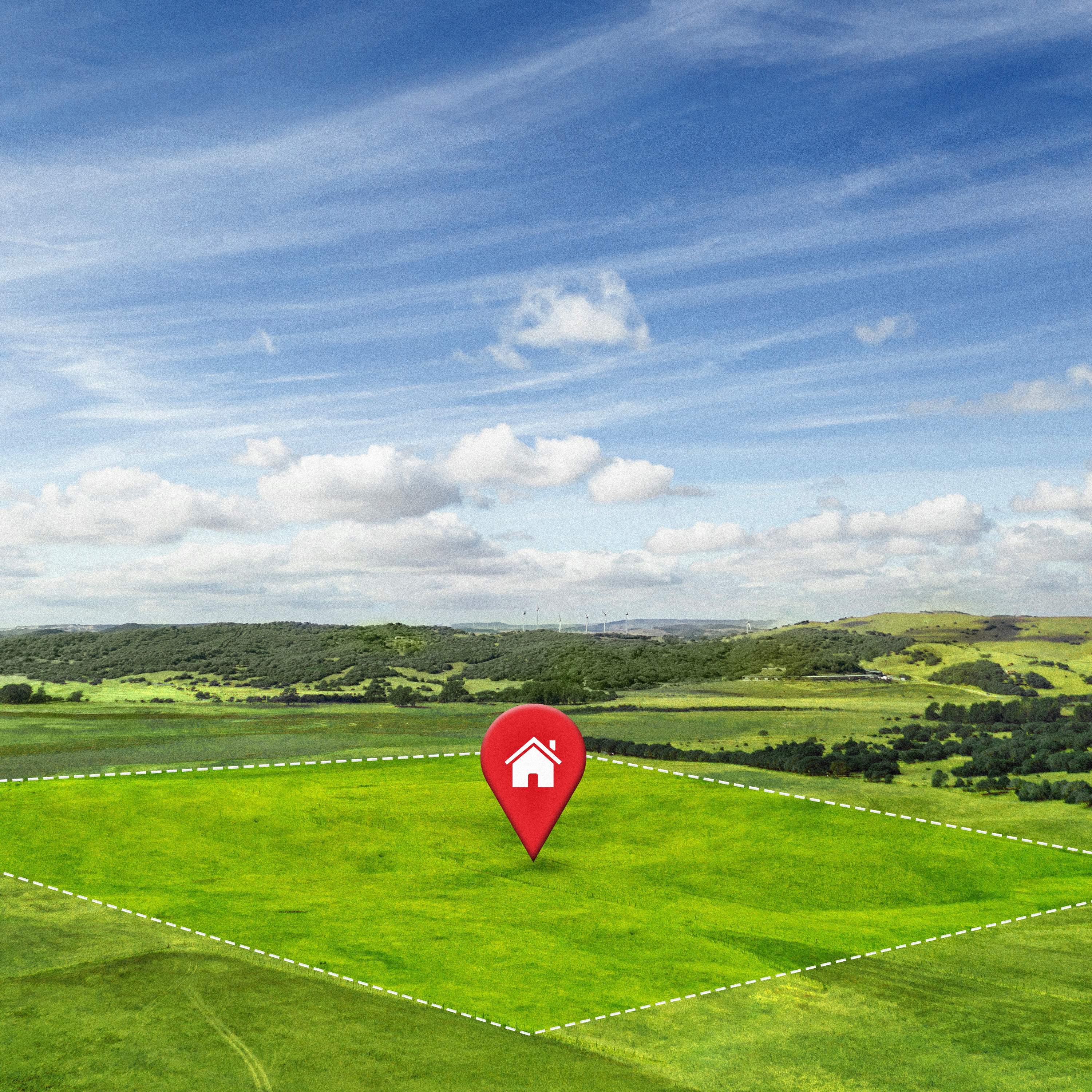 Terrain et paysage avant étude géobiologique